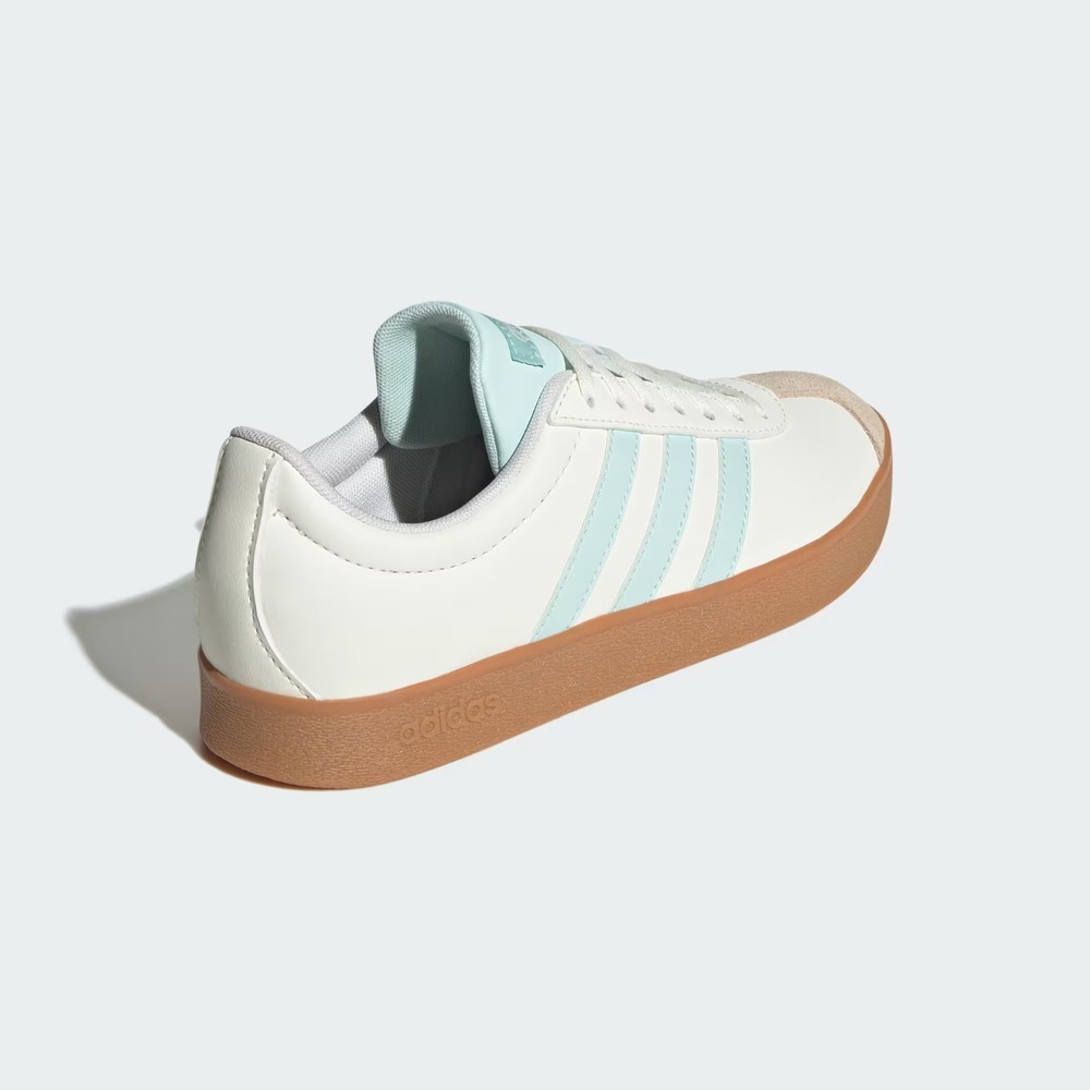 Adidas VL Court Base Women's Sneakers JI1767 Shoes White Turquoise Size 6 NEW - Picture 6 of 9
